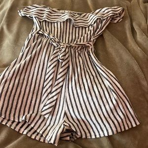 Off the shoulder romper